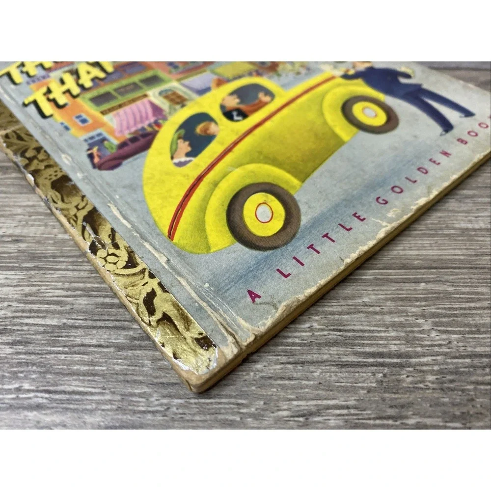 The Taxi That Hurried A Little Golden Book‎ by Sprague Mitchell Vintage 1946